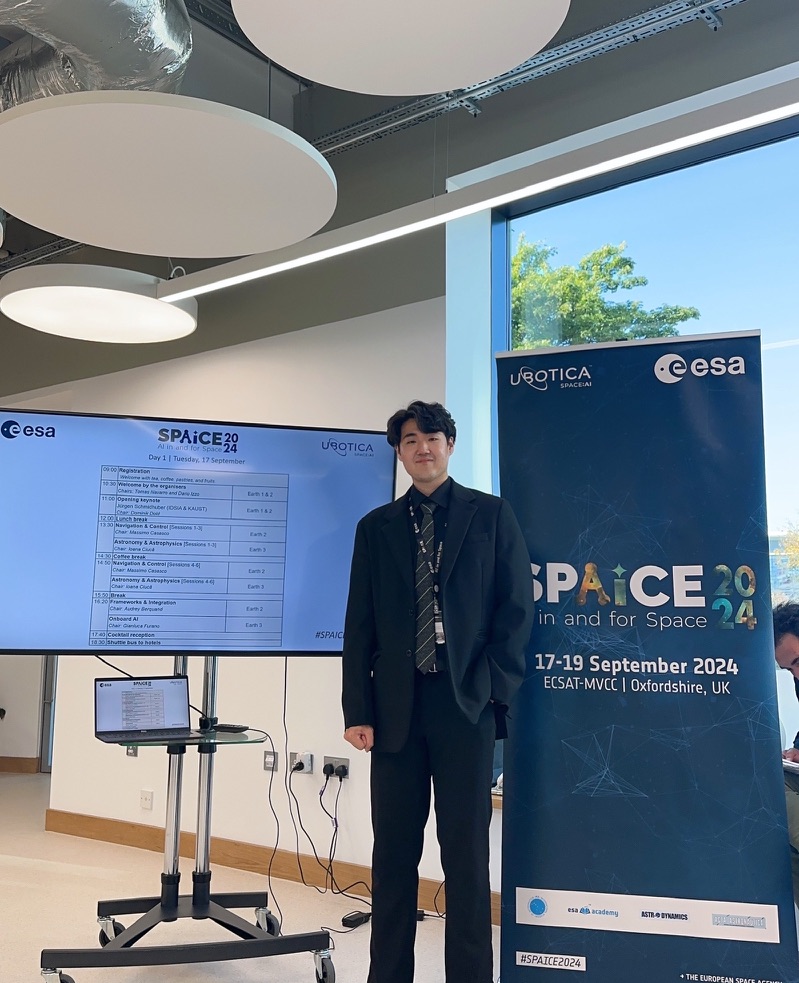 Vincent-Daniel Yun at the ESA SPAICE 2024 venue